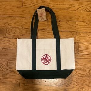 NWT Trader Joe's Canvas Tote Bag